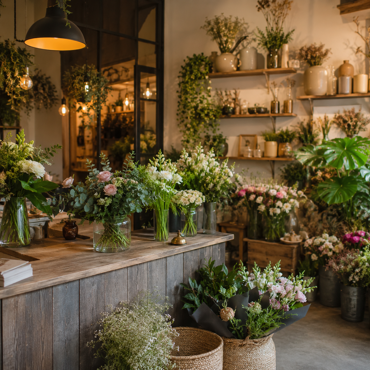 Floristería artesanal cerca de Piles